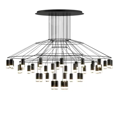 Marilyn Artistic Luxury Lines Chandelier Living Room