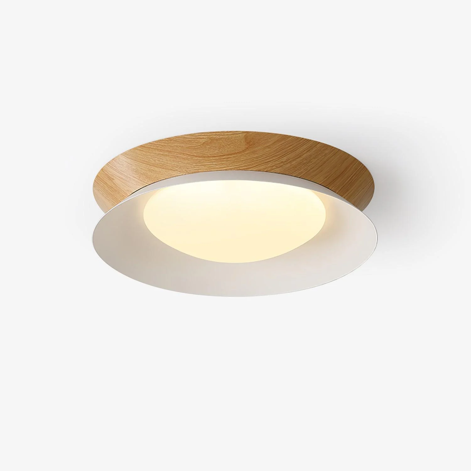 Muto Modern Round Metal Acrylic Ceiling Light Bedroom