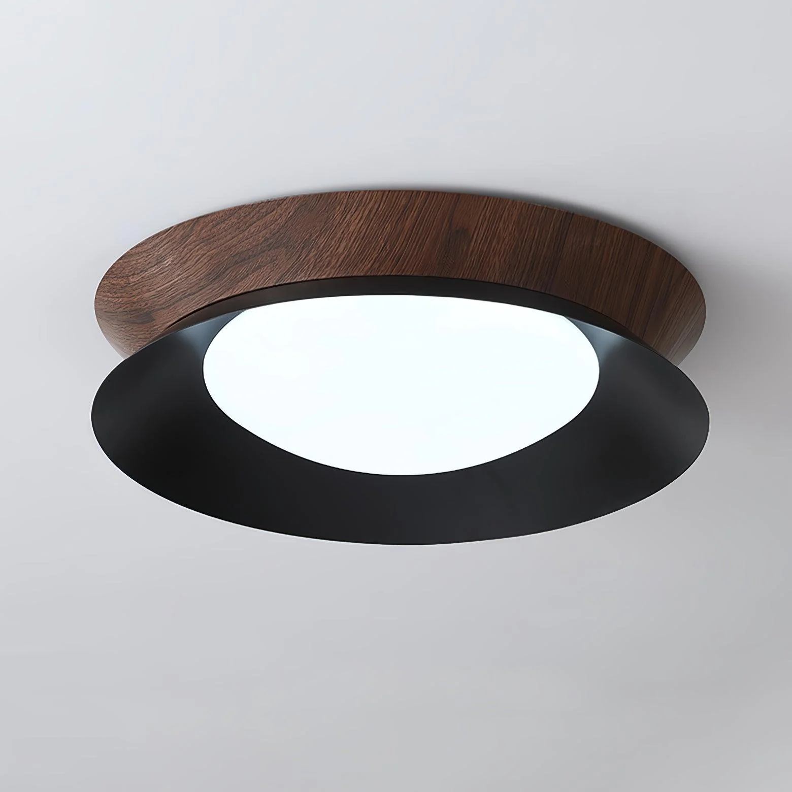 Muto Modern Round Metal Acrylic Ceiling Light Bedroom