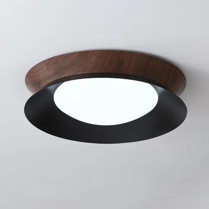 Muto Modern Round Metal Acrylic Ceiling Light Bedroom