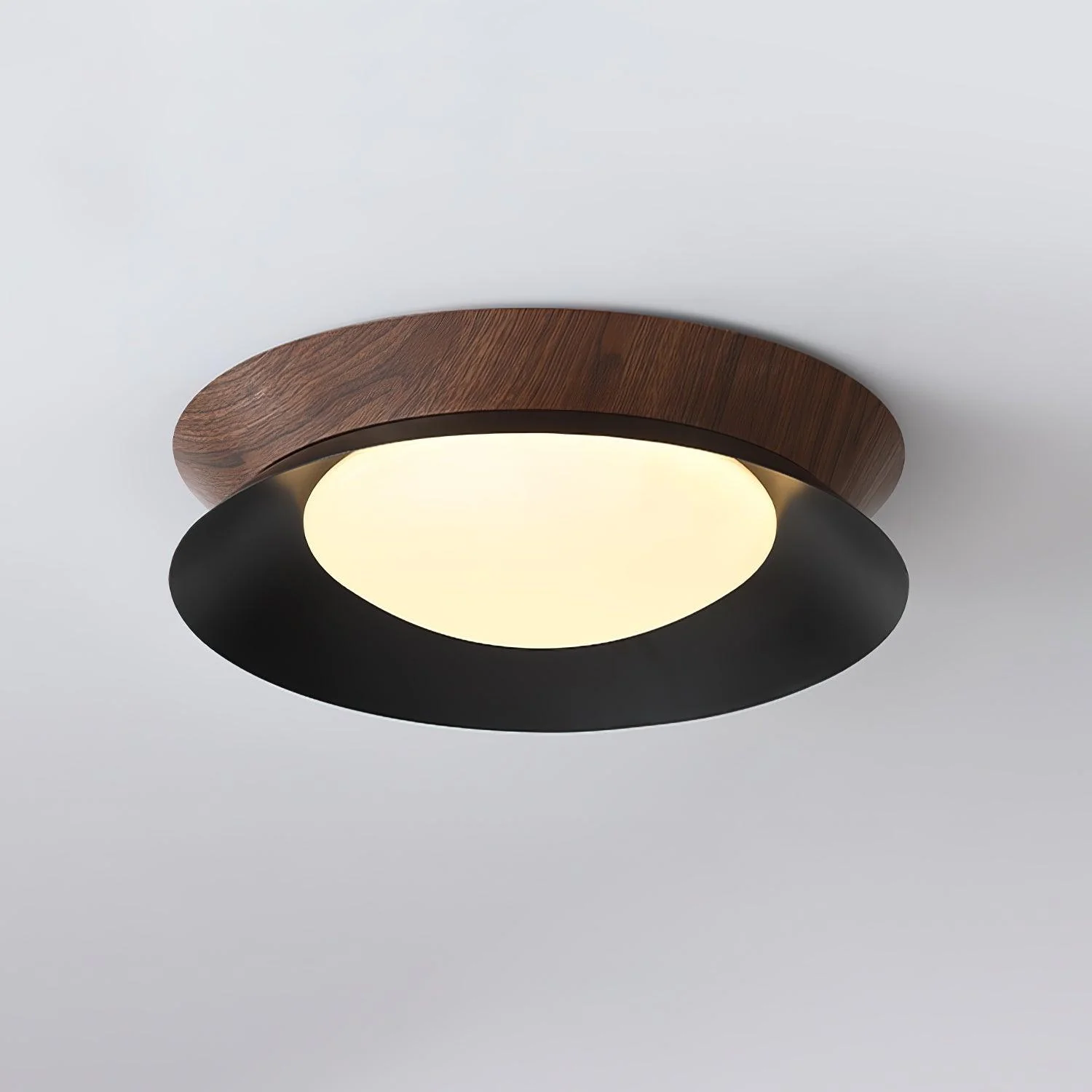 Muto Modern Round Metal Acrylic Ceiling Light Bedroom