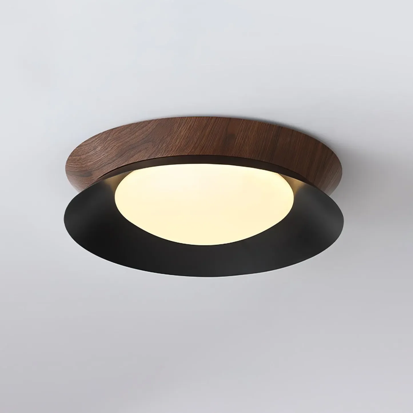 Muto Modern Round Metal Acrylic Ceiling Light Bedroom