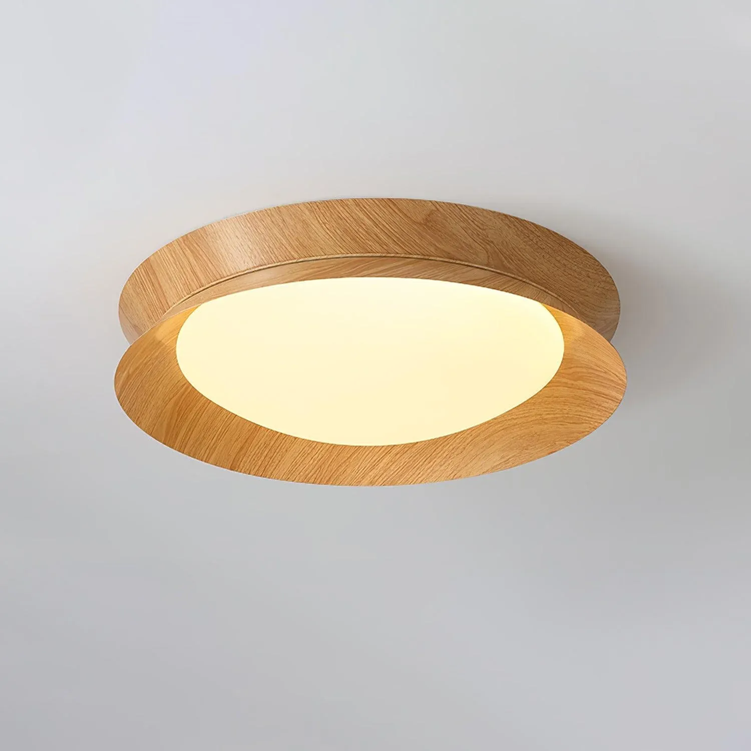 Muto Modern Round Metal Acrylic Ceiling Light Bedroom