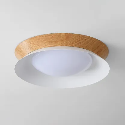 Muto Modern Round Metal Acrylic Ceiling Light Bedroom