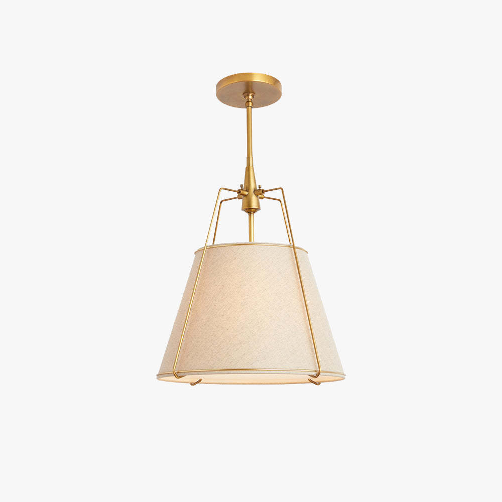 Renée Modern Conical Metal Fabric Pendant Light Dinging Room
