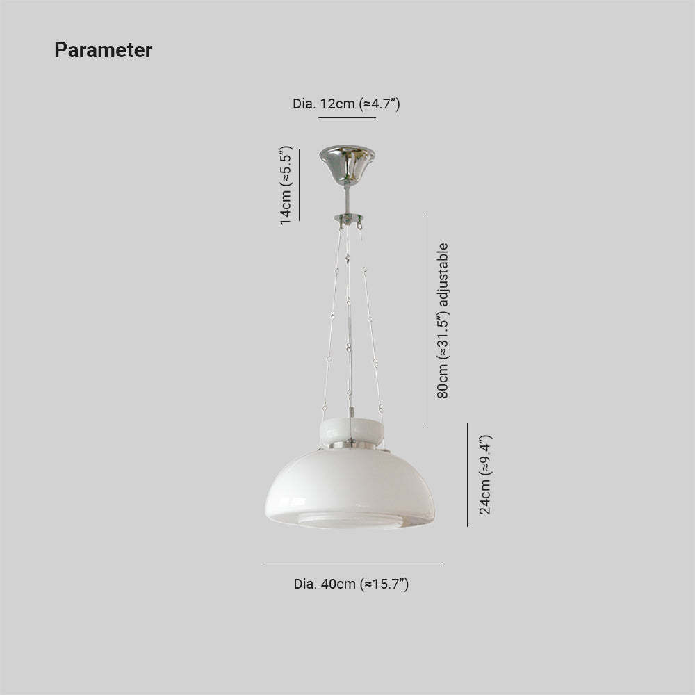 Hailie Vintage Nordic Design Metal Glass Pendant Light Dining Room Bar