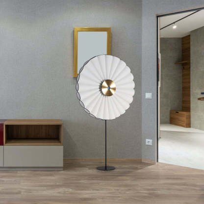 Contemporary Chan Flower floor lamp in modern interior