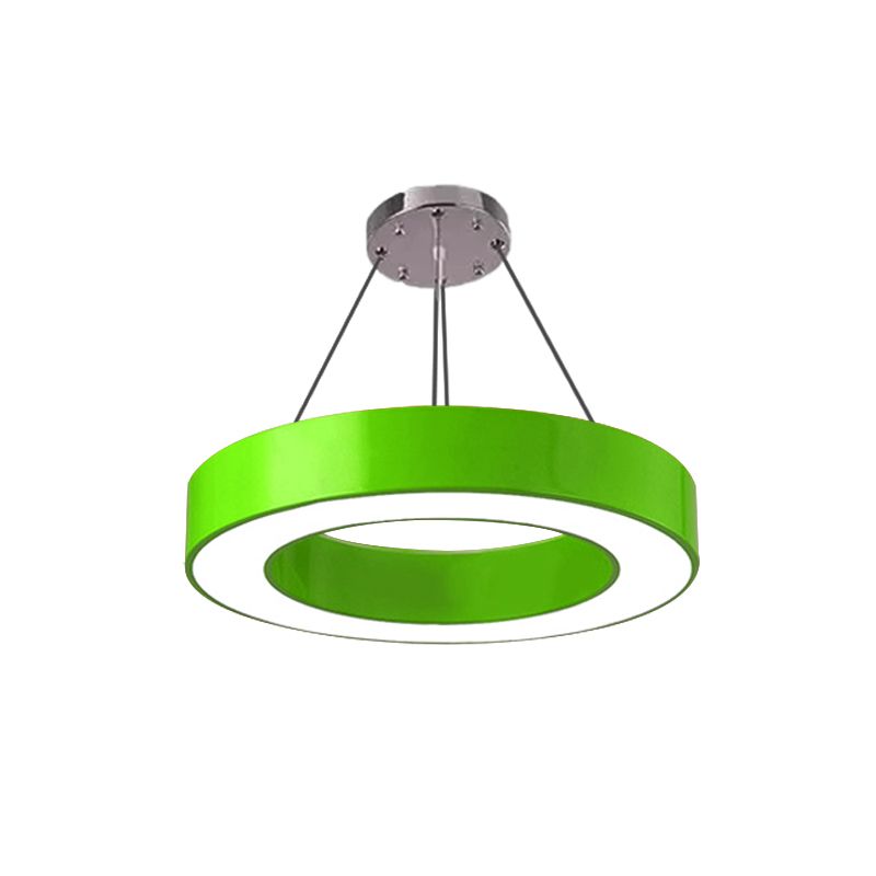 Morandi O Shape Modern Simple Pendant Light, 4 Color