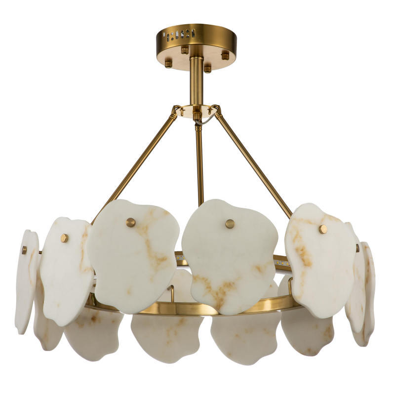 Marilyn Modern Marble Round Pendant Light Living Room