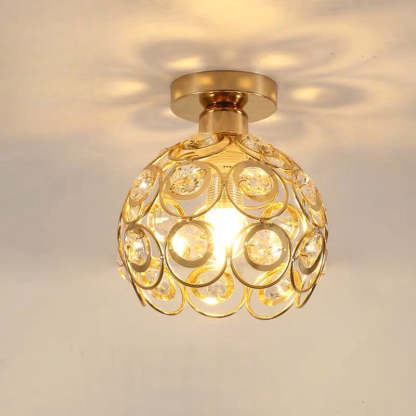 Herbert Modern Flush Mount Ceiling Light Black Gold Glass Bedroom