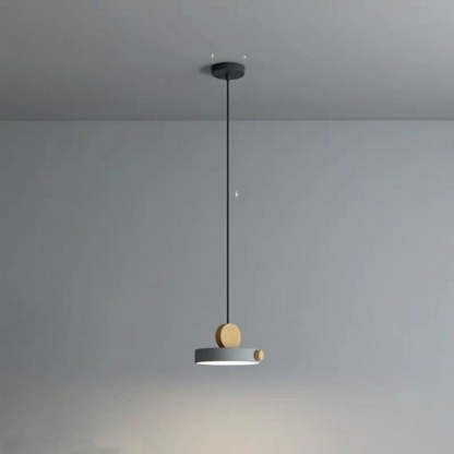 Morandi Design Pendant Light Metal Wood Living Room