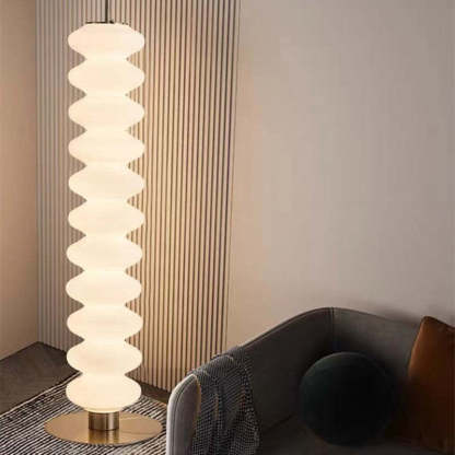 Salgado Modern Candy Metal Glass Floor Lamp Living Room