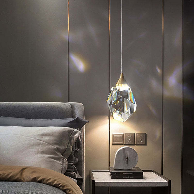 Kristy Moonshadow Crystal Pendant Light Bedroom Dining Room
