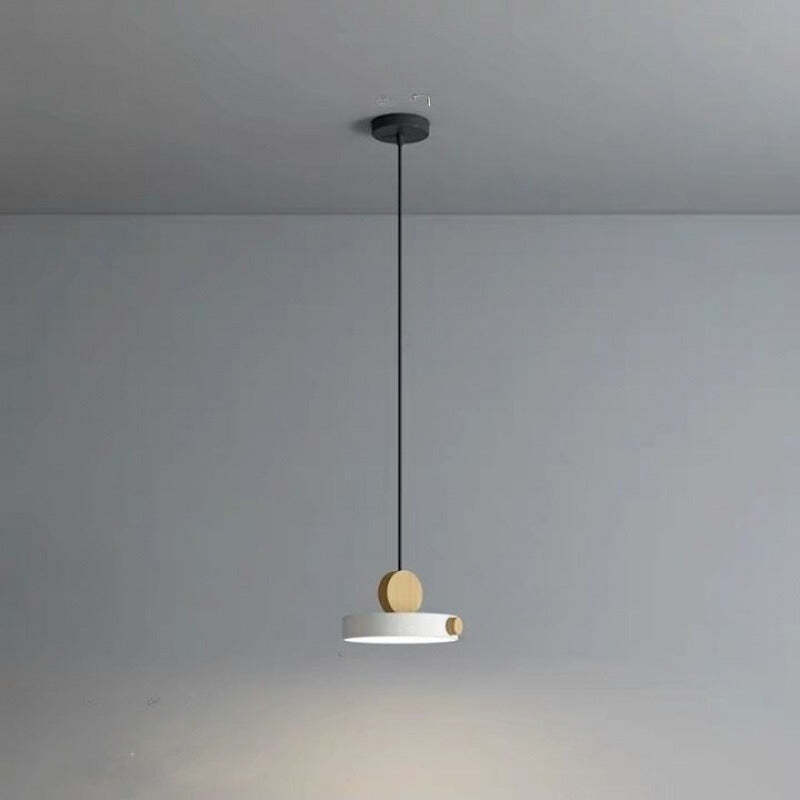 Morandi Design Pendant Light Metal Wood Living Room