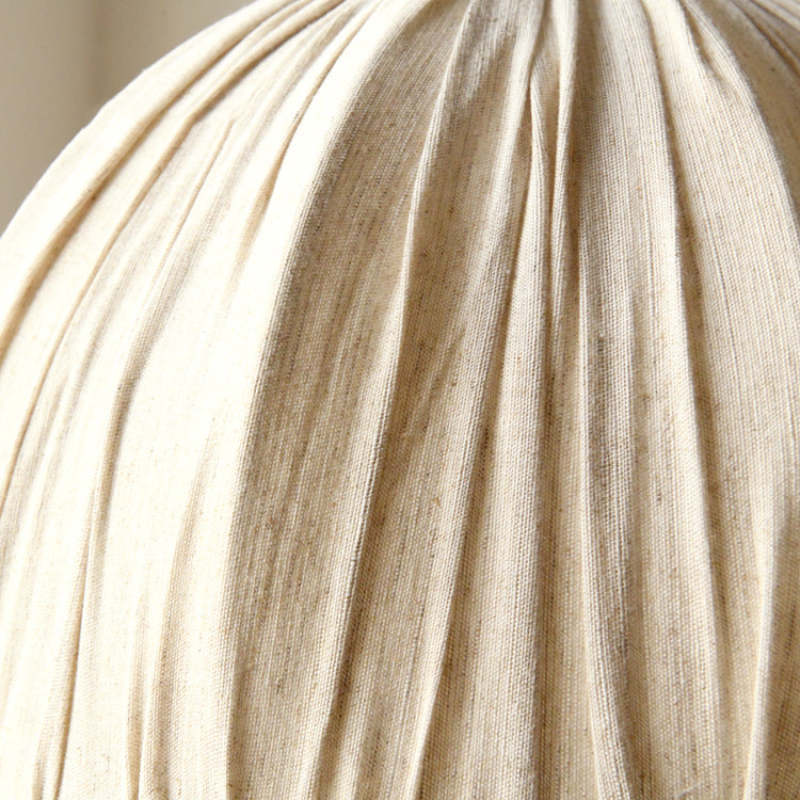Nordic Vintage Pendant Light Beige, Fabric