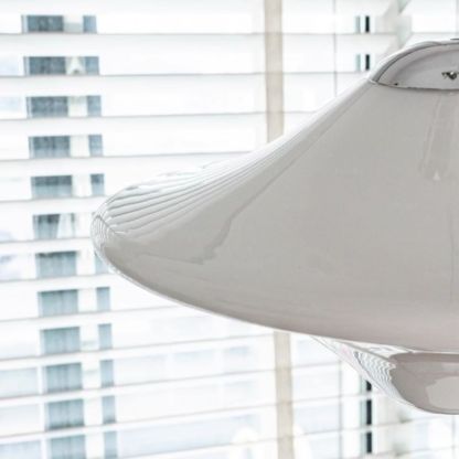 Hailie Modern UFO Metal Glass LED Pendant Light Study Bedroom