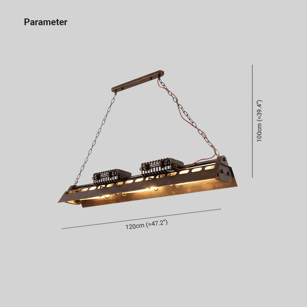 Cooley Industrial Metal Pendant Light Dimensions