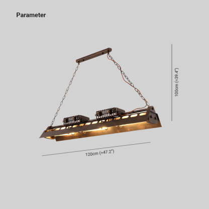 Cooley Industrial Metal Pendant Light Dimensions