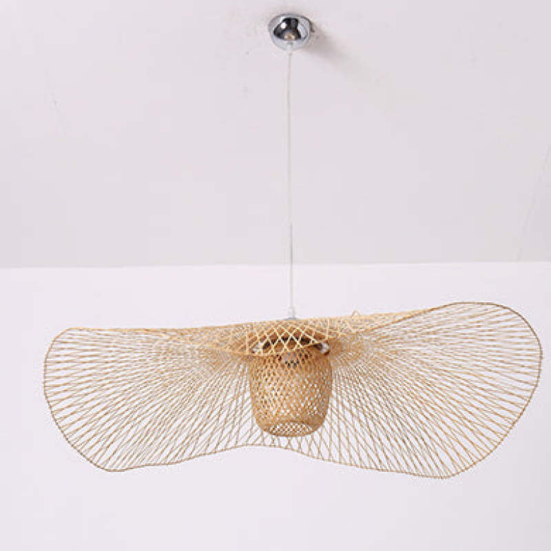 Muto Pendant Light Rattan/Metal, Gold, Kitchen Island