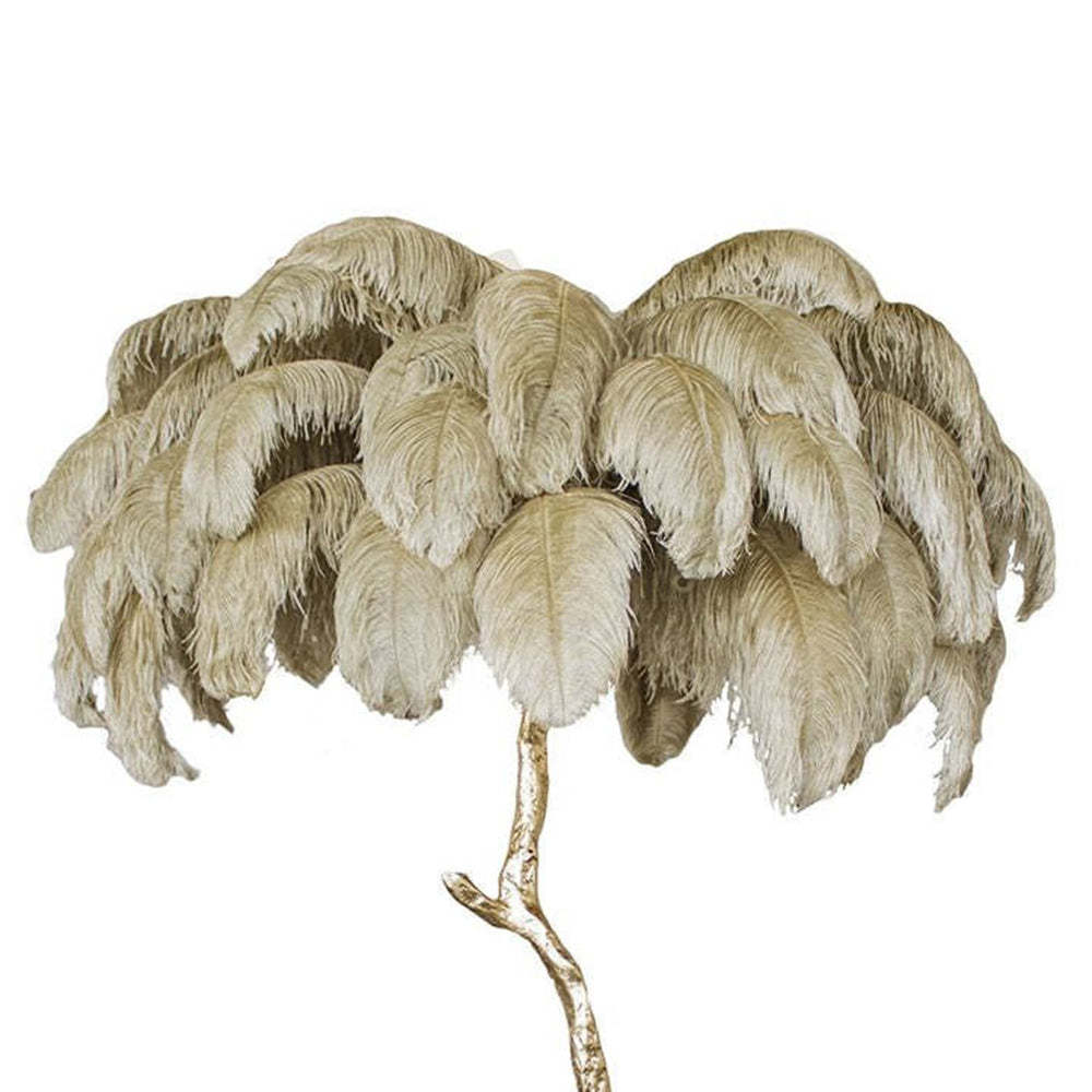 O'Moore Nordic Luxury Unique Ostrich Feather Floor Lamp/Table Lamp