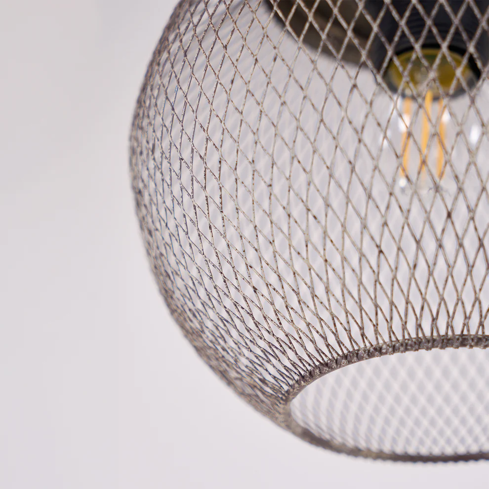 Hailie Modern Metal Rust Color Pendant Light Dining Room Bedroom