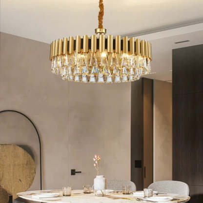 Marilyn Postmodern Nordic Round Crystal Chandelier