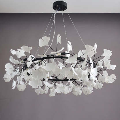 Olivia EarthenGlo Modern Kitchen Art Deco Chandelier Metal Ceramic
