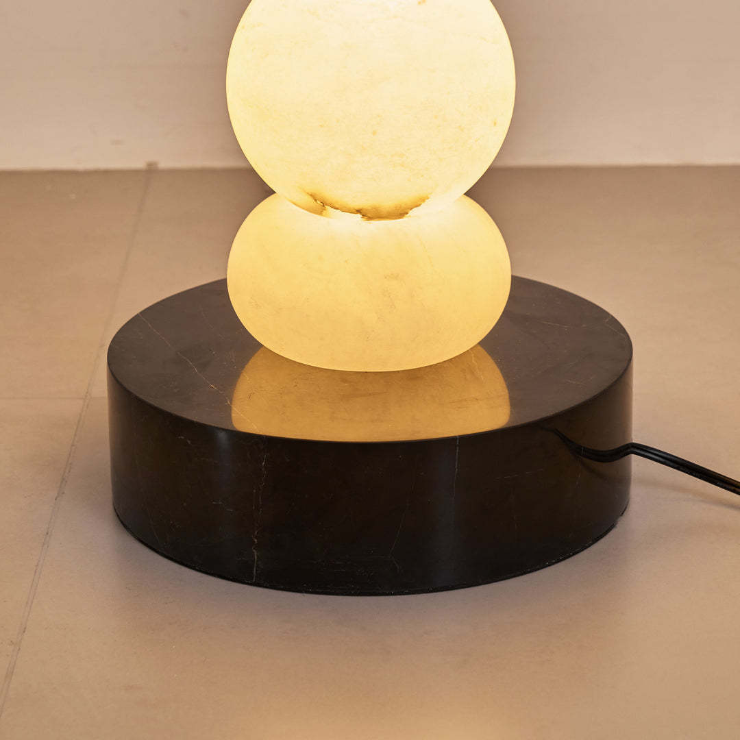 Jade Alabaster Sculptural Modern Floor Lamp Living Room Bedroom