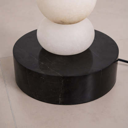 Jade Alabaster Sculptural Modern Floor Lamp Living Room Bedroom