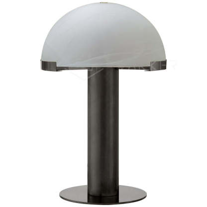 Jade Mushroom Alabaster Brass Table Lamp Living Room Bedroom