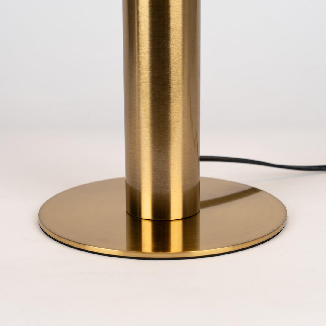 Jade Mushroom Alabaster Brass Table Lamp Living Room Bedroom