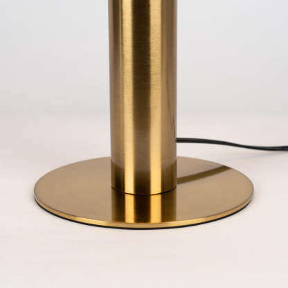 Jade Mushroom Alabaster Brass Table Lamp Living Room Bedroom