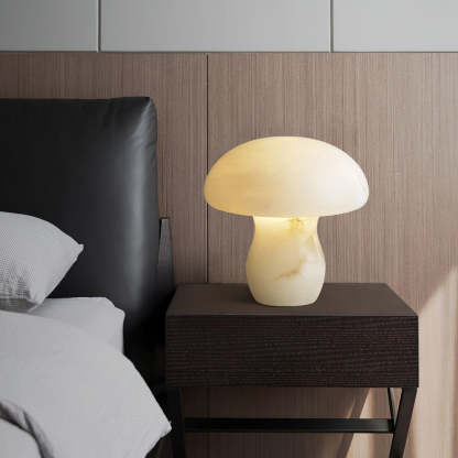 Jade Mushroom Alabaster Modern Table Lamp Bedroom Living Room