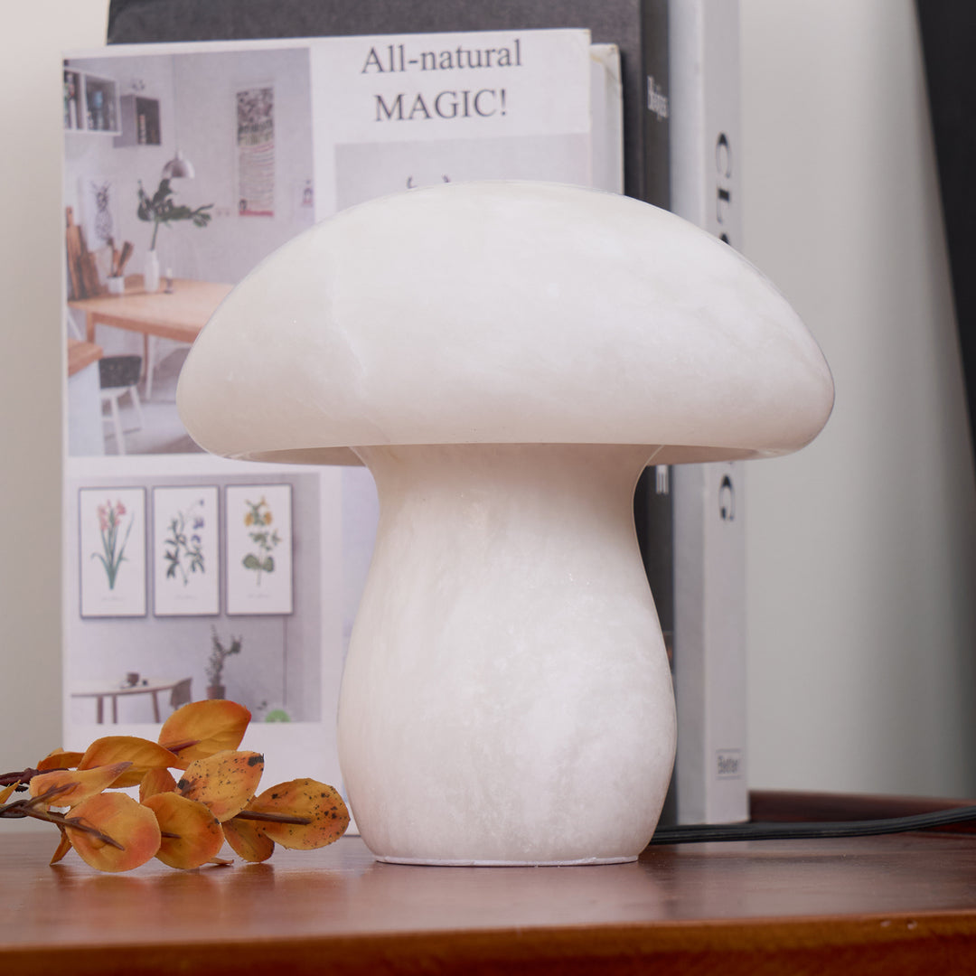 Jade Mushroom Alabaster Modern Table Lamp Bedroom Living Room