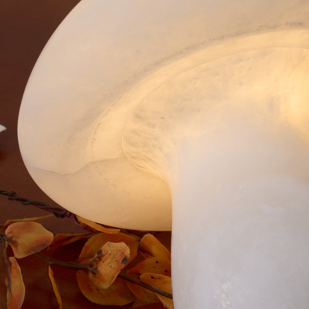 Jade Mushroom Alabaster Modern Table Lamp Bedroom Living Room