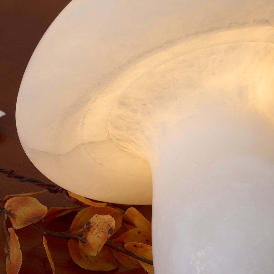 Jade Mushroom Alabaster Modern Table Lamp Bedroom Living Room