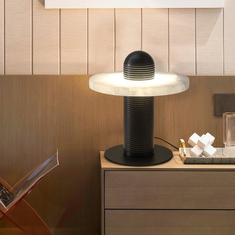 Jade Modern Comet Alabaster Table Lamp Bedroom Living Room