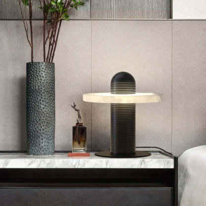 Jade Modern Comet Alabaster Table Lamp Bedroom Living Room