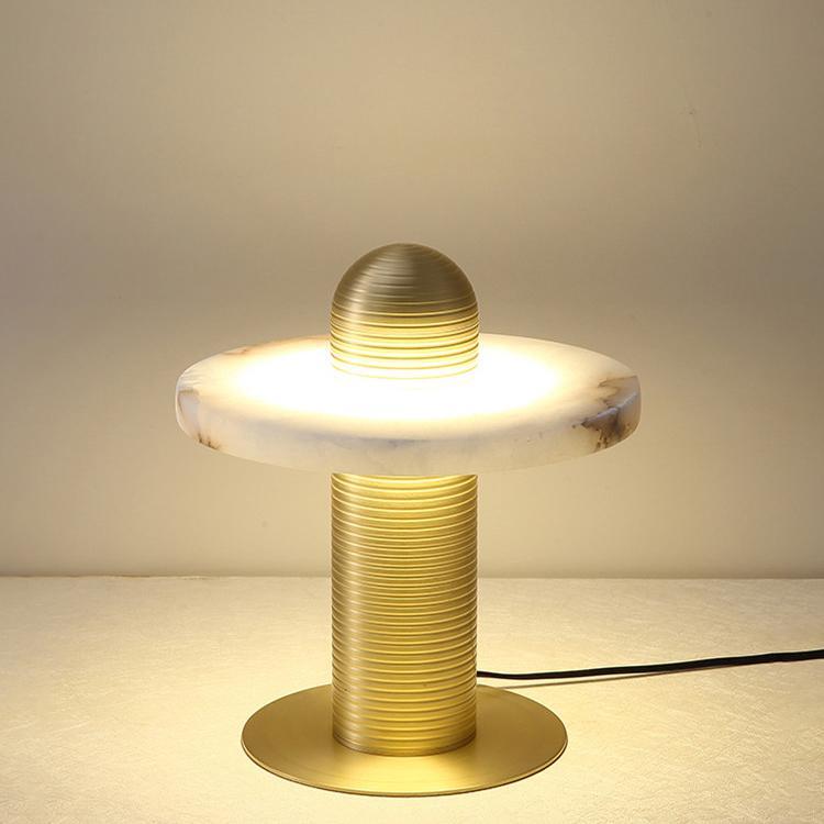 Jade Modern Comet Alabaster Table Lamp Bedroom Living Room