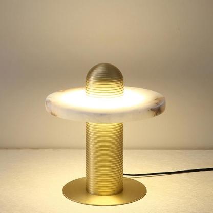 Jade Modern Comet Alabaster Table Lamp Bedroom Living Room