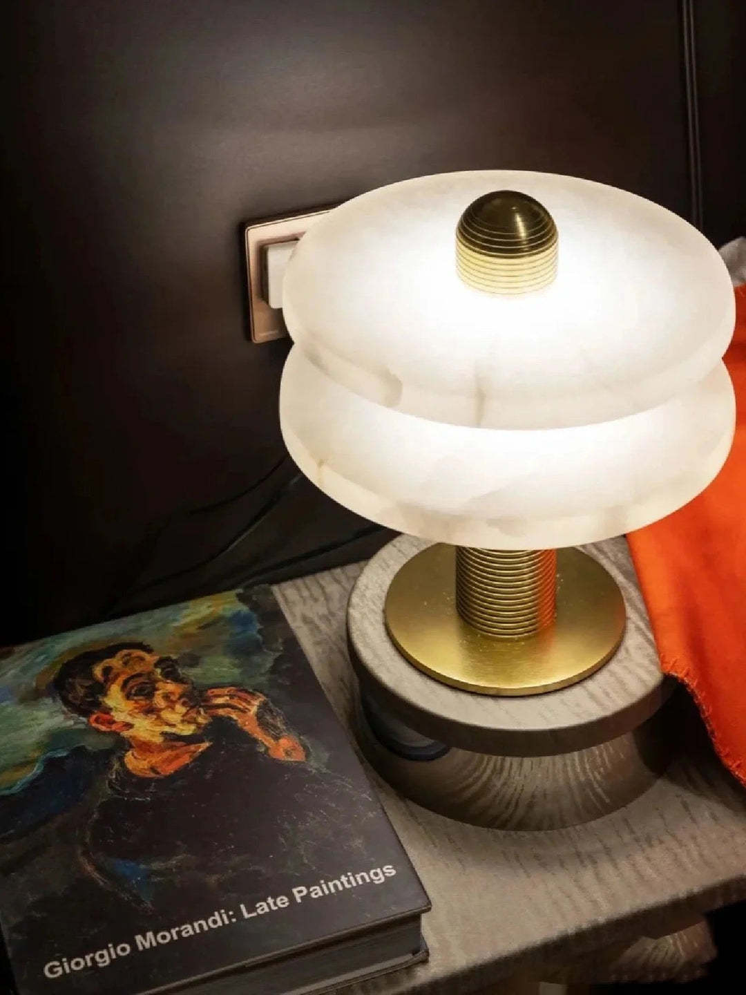 Jade Modern Comet Alabaster Table Lamp Bedroom Living Room