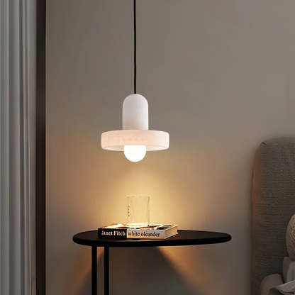 Hailie Modern Urban Alabaster Pendant Light Dining Room Bedroom