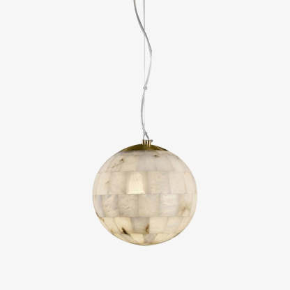 Jade Ergonomics Alabaster Ball Pendant Light Living Room Bedroom