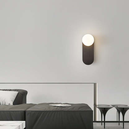 Edge Minimalism Brass Glass Wall Lamp Living Room Bedroom