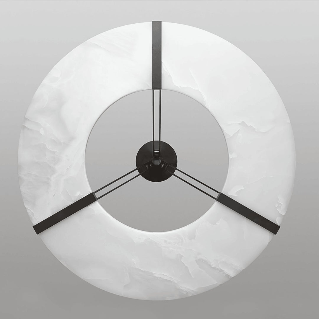 Jade Modern Alabaster Circular Pendant Light Living Room Dining Room