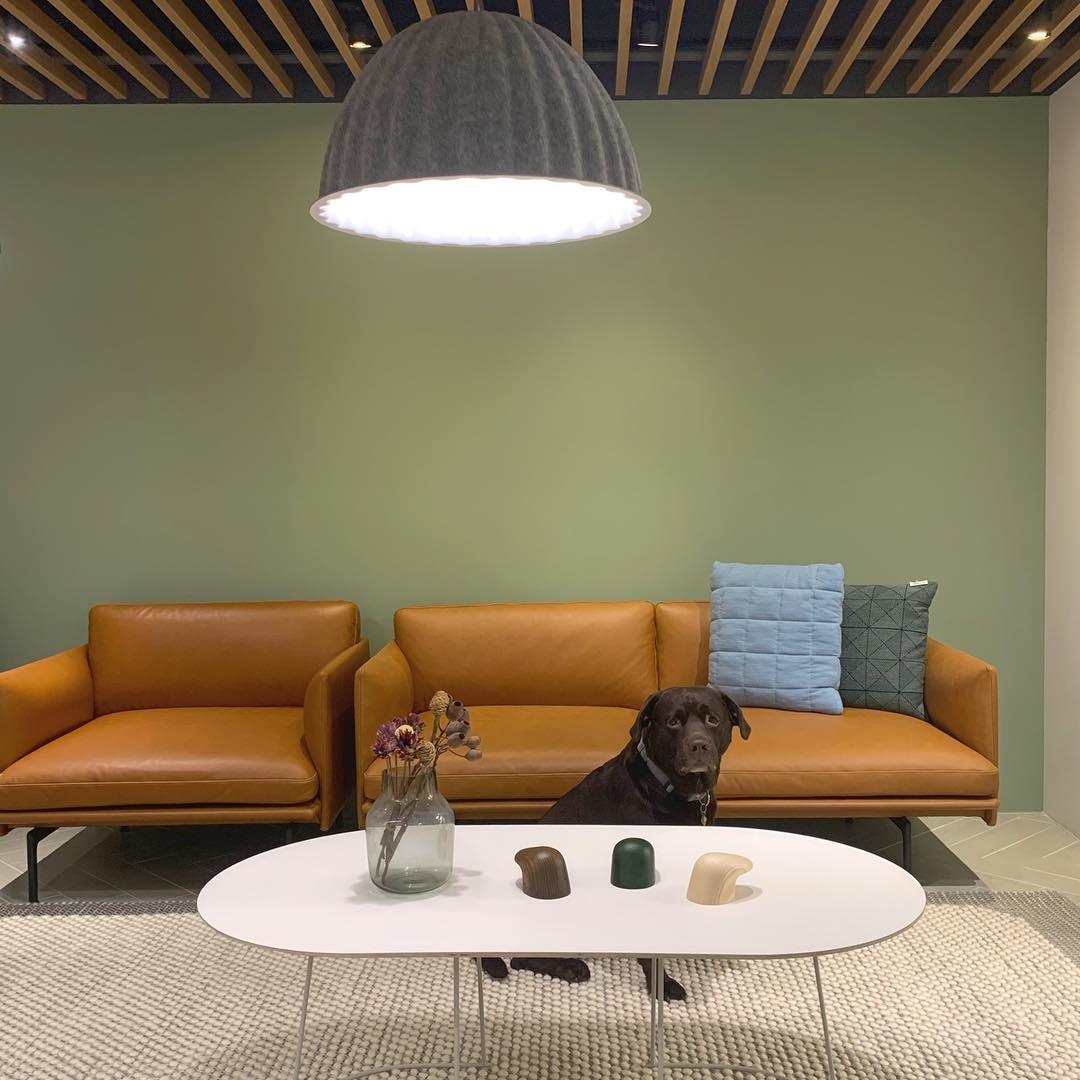 Hailie Modern Bell Metal Felt Pendant Light Living Room Dining Room