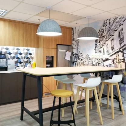 Hailie Modern Bell Metal Felt Pendant Light Living Room Dining Room