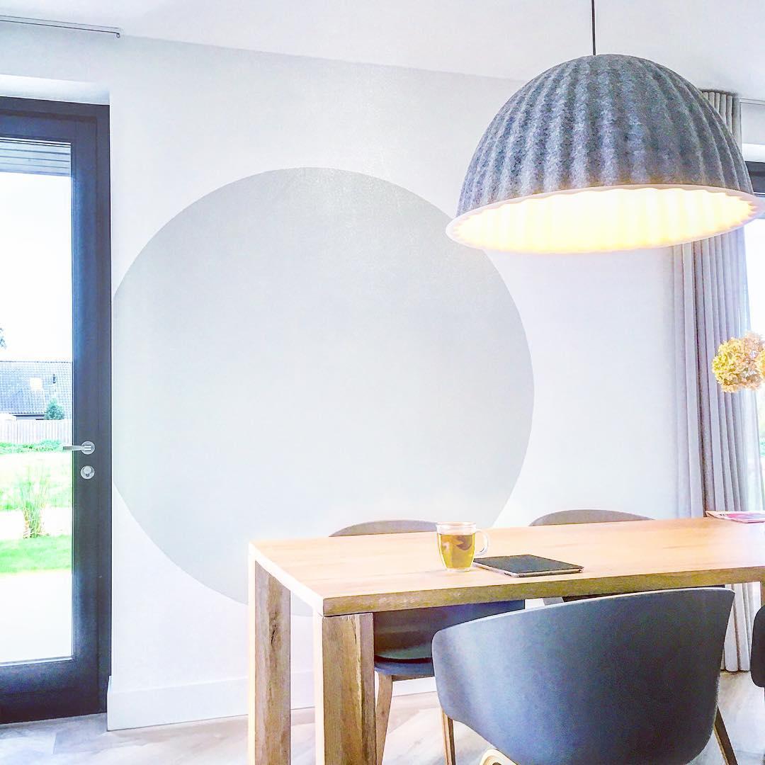 Hailie Modern Bell Metal Felt Pendant Light Living Room Dining Room