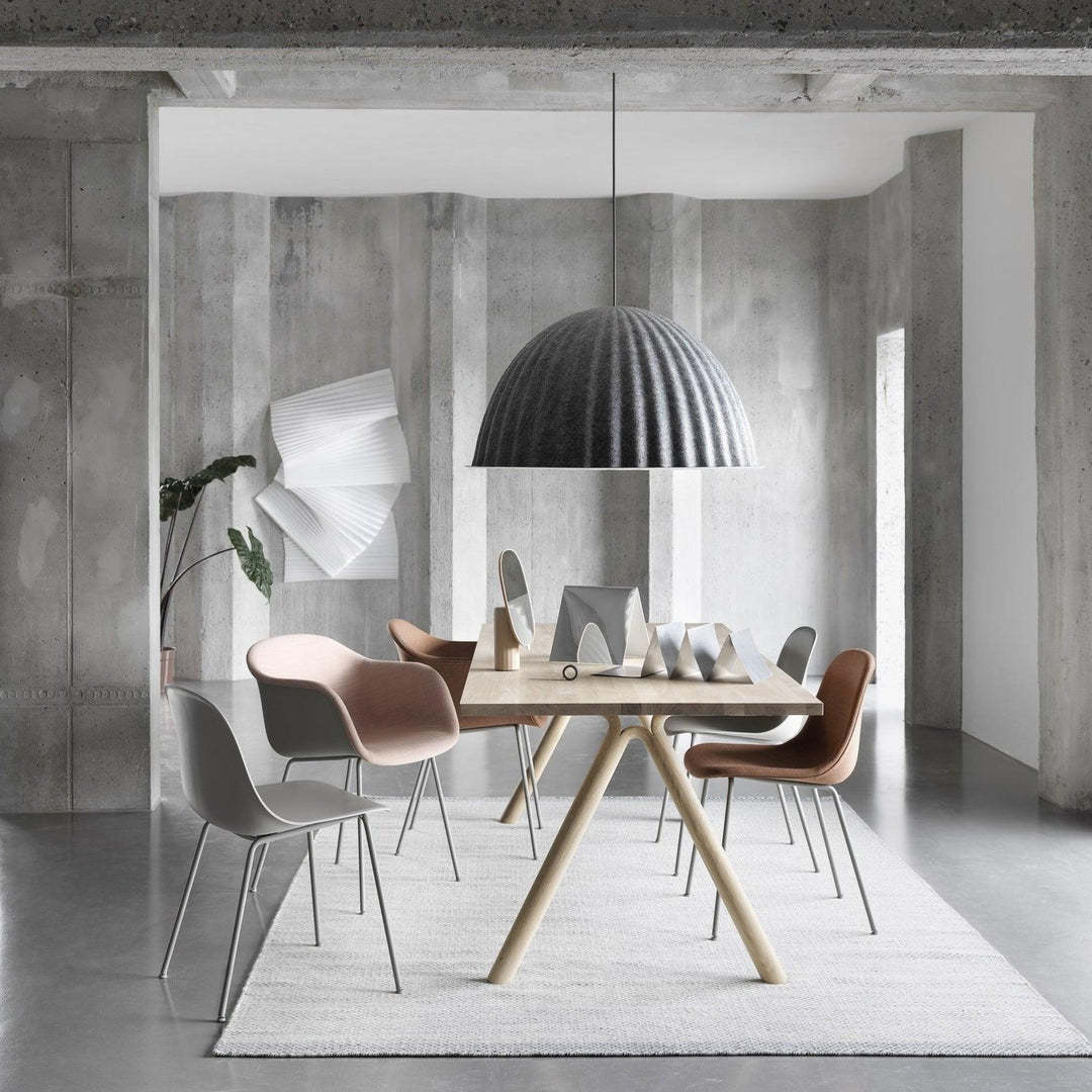 Hailie Modern Bell Metal Felt Pendant Light Living Room Dining Room