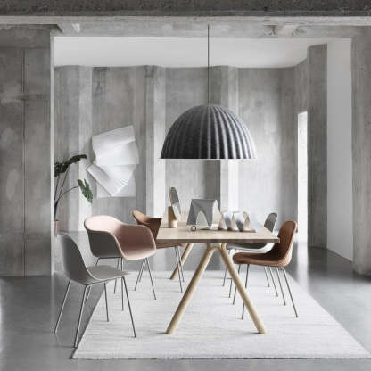 Hailie Modern Bell Metal Felt Pendant Light Living Room Dining Room